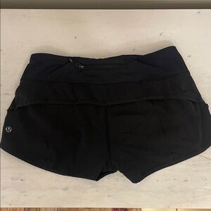 lululemon athletica Women's Black Athletic Shorts
